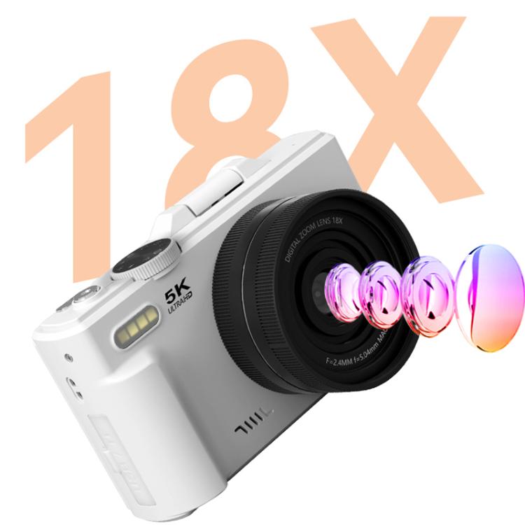 W1 5K HD Digital Camera 75MP 18X Digital Zoom WiFi Video Recorder With Flip Screen W1 5K HD Digital Camera 75MP 18X Digital Zoom WiFi Video Recorder With Flip Screen